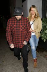 CAMERON DIAZ and Benji Madden Night Out in Beverly Hills 10/28/2015