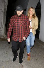 CAMERON DIAZ and Benji Madden Night Out in Beverly Hills 10/28/2015