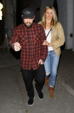CAMERON DIAZ and Benji Madden Night Out in Beverly Hills 10/28/2015