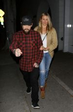 CAMERON DIAZ and Benji Madden Night Out in Beverly Hills 10/28/2015