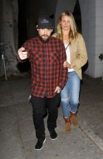 CAMERON DIAZ and Benji Madden Night Out in Beverly Hills 10/28/2015