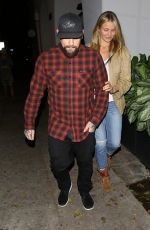 CAMERON DIAZ and Benji Madden Night Out in Beverly Hills 10/28/2015