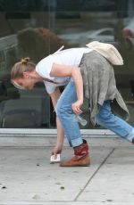 CAMERON DIAZ Out and About in Hollywood 10/16/2015