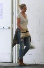 CAMERON DIAZ Out and About in Hollywood 10/16/2015