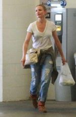 CAMERON DIAZ Out and About in Hollywood 10/16/2015