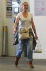 CAMERON DIAZ Out and About in Hollywood 10/16/2015