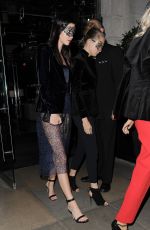CARA DELEVINGNE and KENDALL JENNER Leaves Eva Cavalli