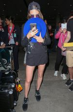 CARA DELEVINGNE Arrives at Los Angeles International Airport 10/21/2015