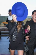 CARA DELEVINGNE Arrives at Los Angeles International Airport 10/21/2015