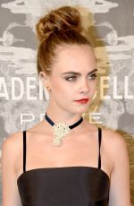 CARA DELEVINGNE at Chanel Exhibition Party in London 10/12/2015