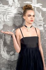 CARA DELEVINGNE at Chanel Exhibition Party in London 10/12/2015