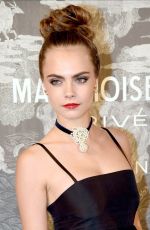 CARA DELEVINGNE at Chanel Exhibition Party in London 10/12/2015