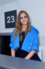 CARA DELEVINGNE at Chanel Fashion Show at Paris Fashion Week 10/06/2015