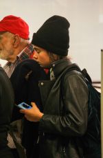 CARA DELEVINGNE at LAX Airport in Los Angeles 10/28/2015