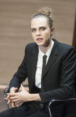 CARA DELEVINGNE at Women in the World Summit in London 10/09/2015