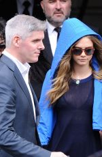CARA DELEVINGNE Leaves Chanel Fashion Show in Paris 10/06/2015