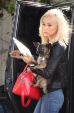 CARA SANTANA in Tight Denim Out in Los Angeles 10/29/2015