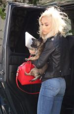 CARA SANTANA in Tight Denim Out in Los Angeles 10/29/2015