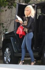 CARA SANTANA in Tight Denim Out in Los Angeles 10/29/2015