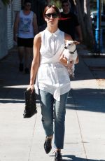 CARA SANTANA Out and About in Beverly Hills 10/02/2015
