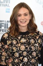 CAREY MULLIGAN at Suffragette Photocall at 2015 BFI London Film Festival 10/07/2015