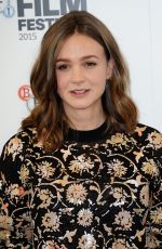 CAREY MULLIGAN at Suffragette Photocall at 2015 BFI London Film Festival 10/07/2015