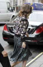 CAREY MULLIGAN Out and About in London 10/07/2015