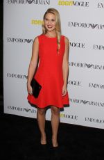 CAROLINE SUNSHINE at Teen Vogue’s 13th Annual Young Hollywood Issue Launch Party in Los Angeles 10/02/2015
