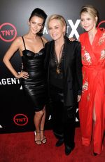 CAROLYN STOTESBERY at Agent X Premiere in West Hollywood 10/20/2015