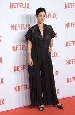 CARRIE-ANNE MOSS at Netflix at Netflix Spain’s Presentation in Madrid 10/20/2015