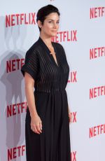 CARRIE-ANNE MOSS at Netflix at Netflix Spain’s Presentation in Madrid 10/20/2015