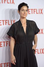 CARRIE-ANNE MOSS at Netflix at Netflix Spain’s Presentation in Madrid 10/20/2015