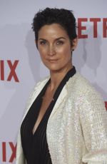CARRIE-ANNE MOSS at Netflix at Netflix Spain’s Presentation in Madrid 10/20/2015