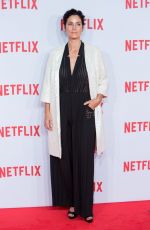 CARRIE-ANNE MOSS at Netflix at Netflix Spain’s Presentation in Madrid 10/20/2015