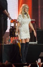 CARRIE UNDERWOOD Performs at Jimmy Kimmel Live in Los Angeles 10/27/2015