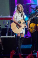 CARRIE UNDERWOOD Performs at Jimmy Kimmel Live in Los Angeles 10/27/2015