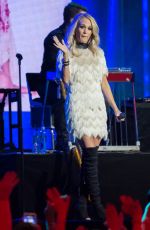 CARRIE UNDERWOOD Performs at Jimmy Kimmel Live in Los Angeles 10/27/2015