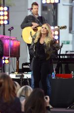 CARRIE UNDERWOOD Performs at The Today Show in New York 10/23/2015