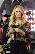 CARRIE UNDERWOOD Performs at The Today Show in New York 10/23/2015