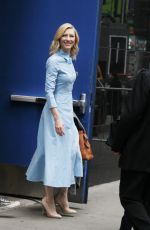CATE BLANCHETT Arrives at Good Morning America in New York 10/07/2015