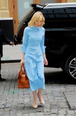 CATE BLANCHETT Arrives at Good Morning America in New York 10/07/2015