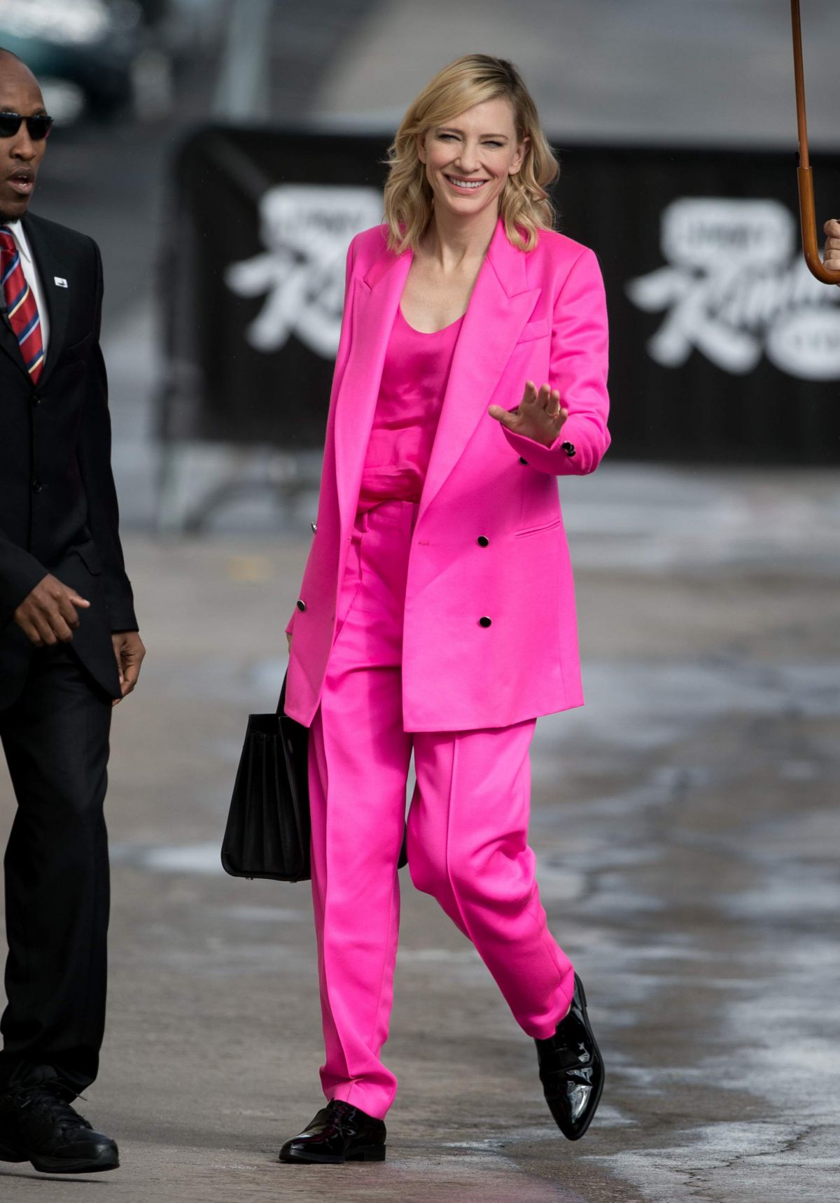 CATE BLANCHETT Arrives at Jimmy Kimmel Live in Los Angeles 10/05/2015