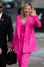 CATE BLANCHETT Arrives at Jimmy Kimmel Live in Los Angeles 10/05/2015
