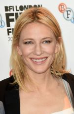 CATE BLANCHETT at Carol Photocall at 2015 BFI London Film Festival 10/14/2015