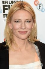 CATE BLANCHETT at Carol Photocall at 2015 BFI London Film Festival 10/14/2015