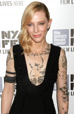 CATE BLANCHETT at Carol Premiere in New York 10/09/2015