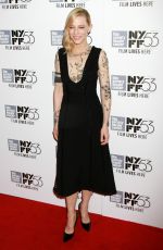 CATE BLANCHETT at Carol Premiere in New York 10/09/2015