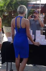 CHARISSA THOMPSON on the Set of Extra in Universal City 10/08/2015