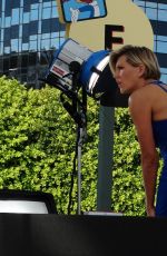 CHARISSA THOMPSON on the Set of Extra in Universal City 10/08/2015