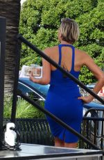 CHARISSA THOMPSON on the Set of Extra in Universal City 10/08/2015